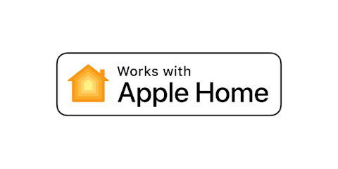 Logo for Apple Home - "works with Apple Home"