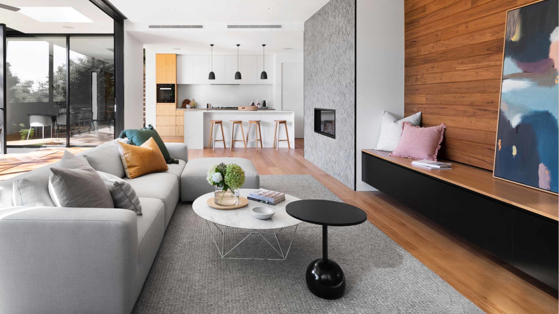 Modern homespace for home decor