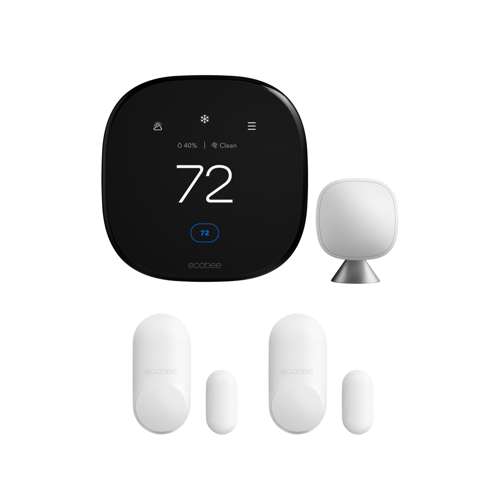 ecobee's HomeKit SmartThermostat includes a bundled temperature sensor at  $180 (Save $40)