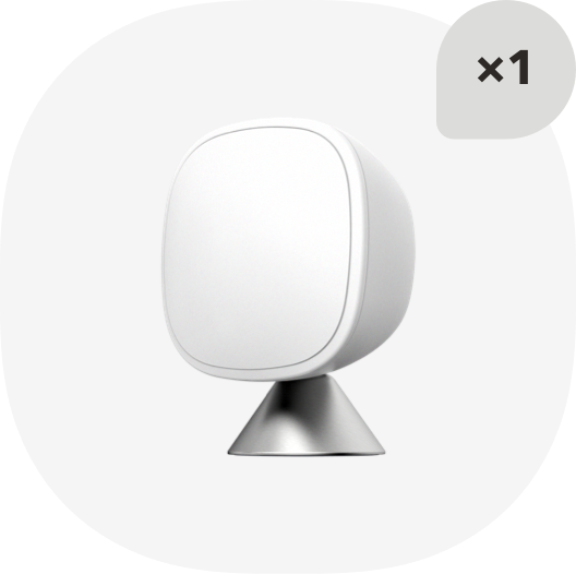 An ecobee SmartSensor with an icon indicating a quantity of one.