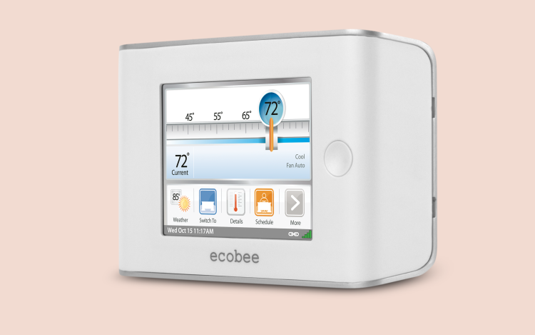 ecobee Smart, the world's first smart thermostat, launched in 2008. 