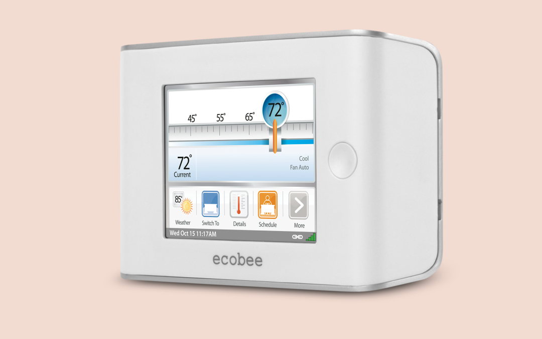 ecobee Smart, the world's first smart thermostat, launched in 2008. 