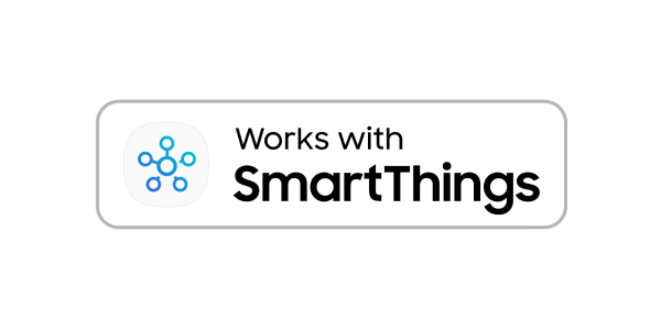 Logo for SmartThings - "Works with SmartThings"