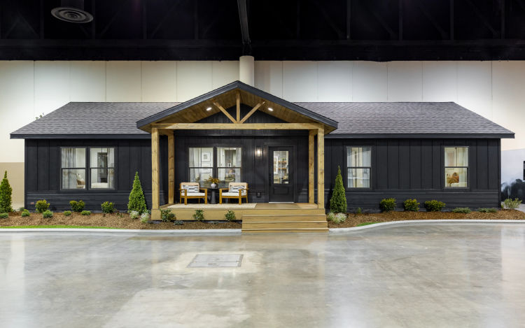 A well-travelled home. The net-zero home was built in Minnesota, transported to Omaha for the annual Berkshire Hathaway Shareholders’ Meeting, and then transported to the buyer in Colorado. 