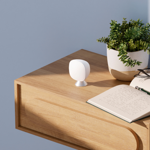 ecobee smartsensor on bedside table