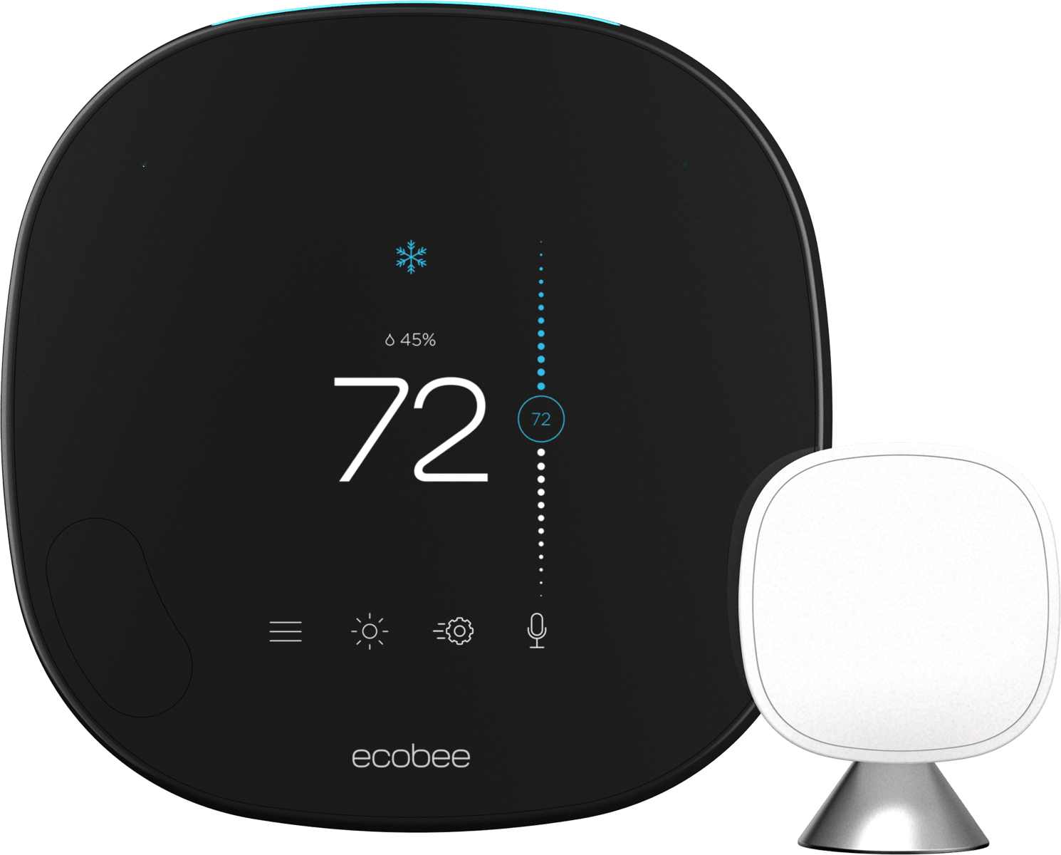 Upgraded Non Programmable Thermostats for Home 1 Heat/1 Cool, with  Temperature & Humidity Monitor and Large Green LCD