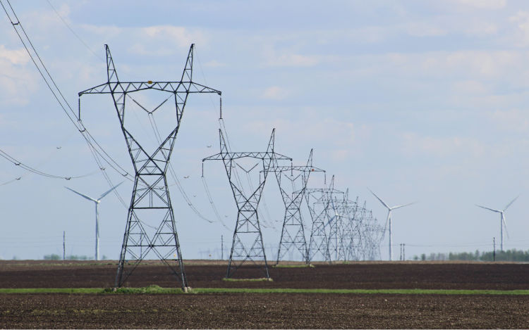 Picture of a balanced grid in the day
