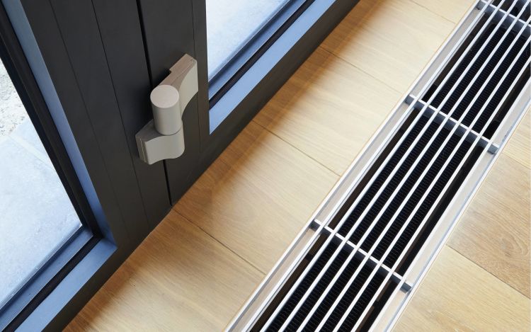 Close-up shot of an indoor vent.
