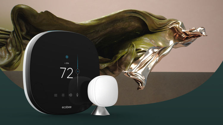 The All-New ecobee SmartThermostat with voice control