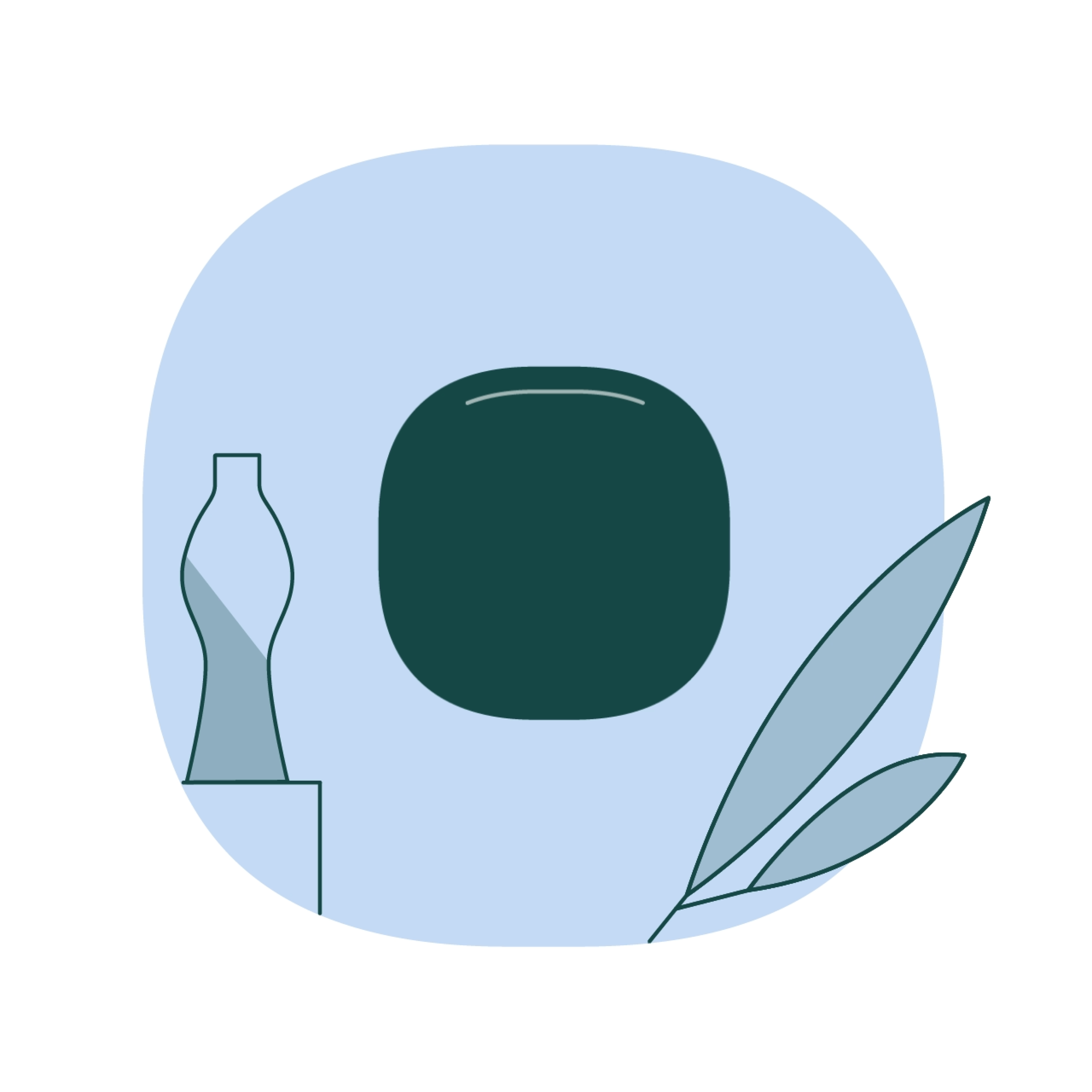 illustration of an ecobee thermostat