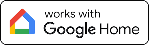 Logo for Google - "Works with Google Home"