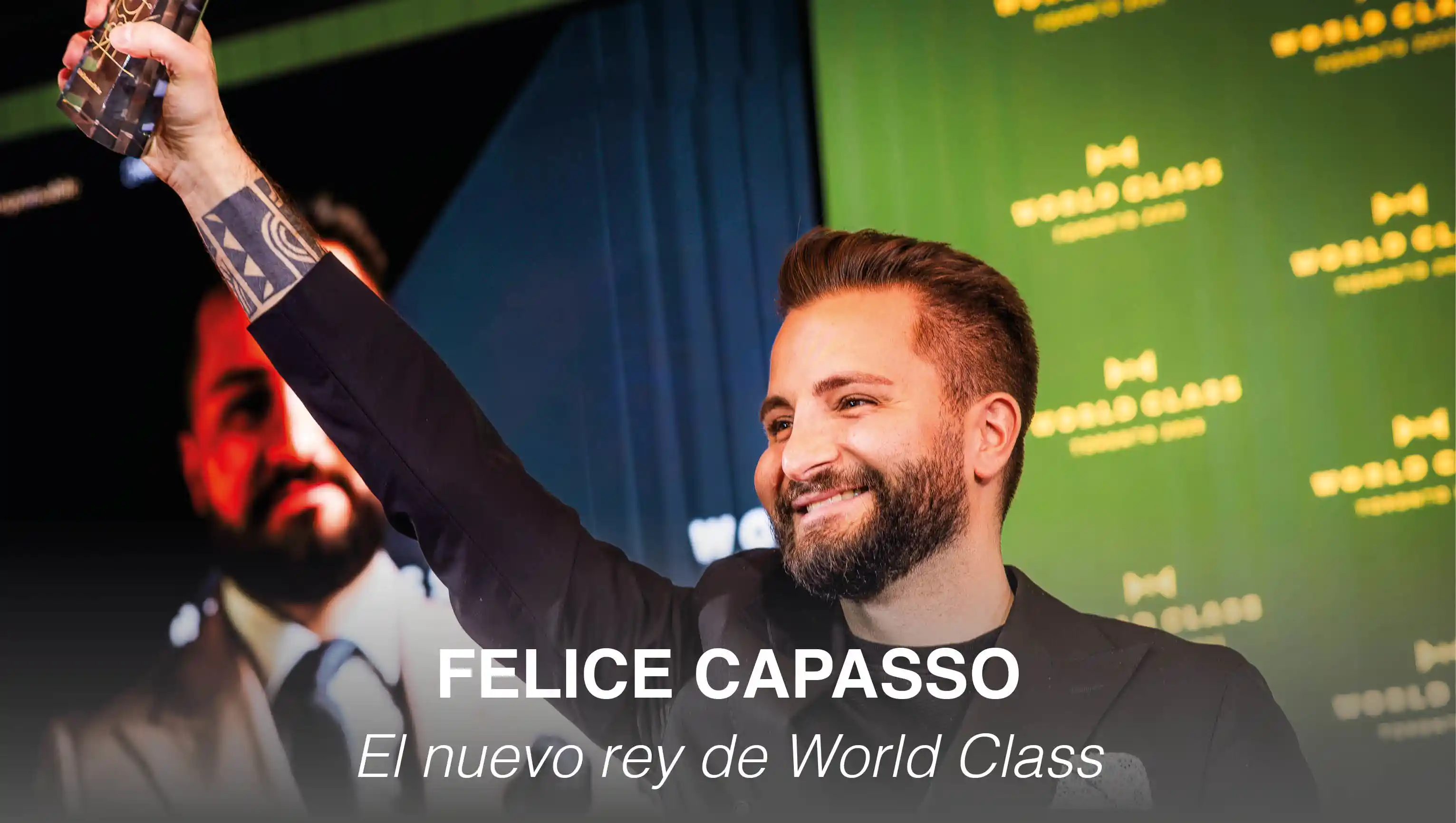 Felice Capasso, mejor bartender del mundo en World Class 2025