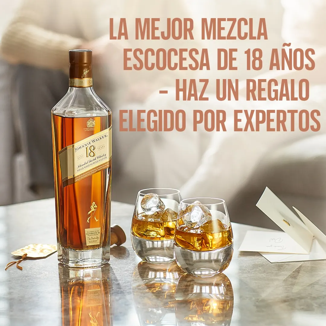 Whisky Johnnie Walker 18 Años Botella