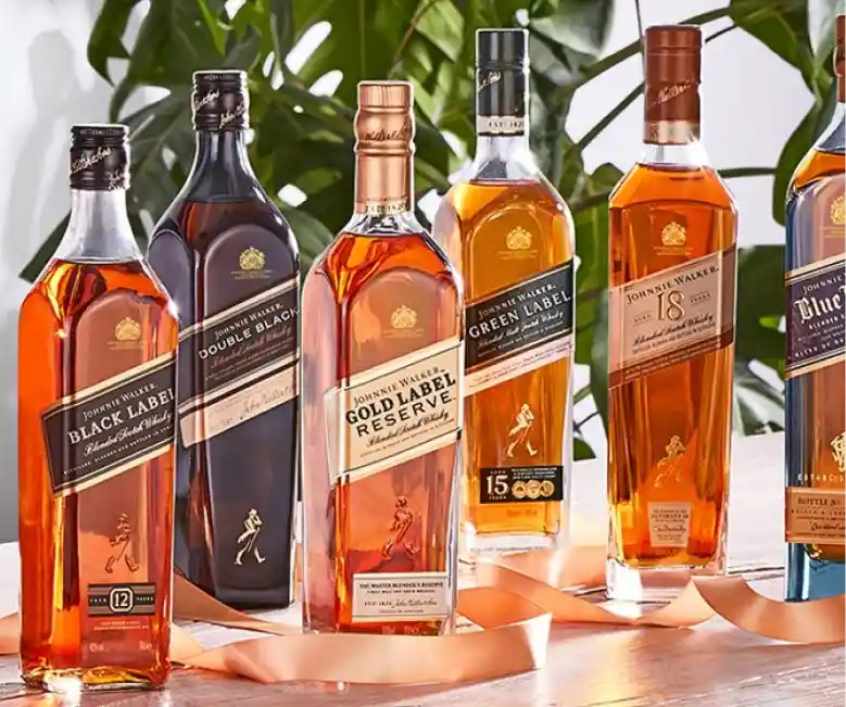 Johnnie Walker bottles