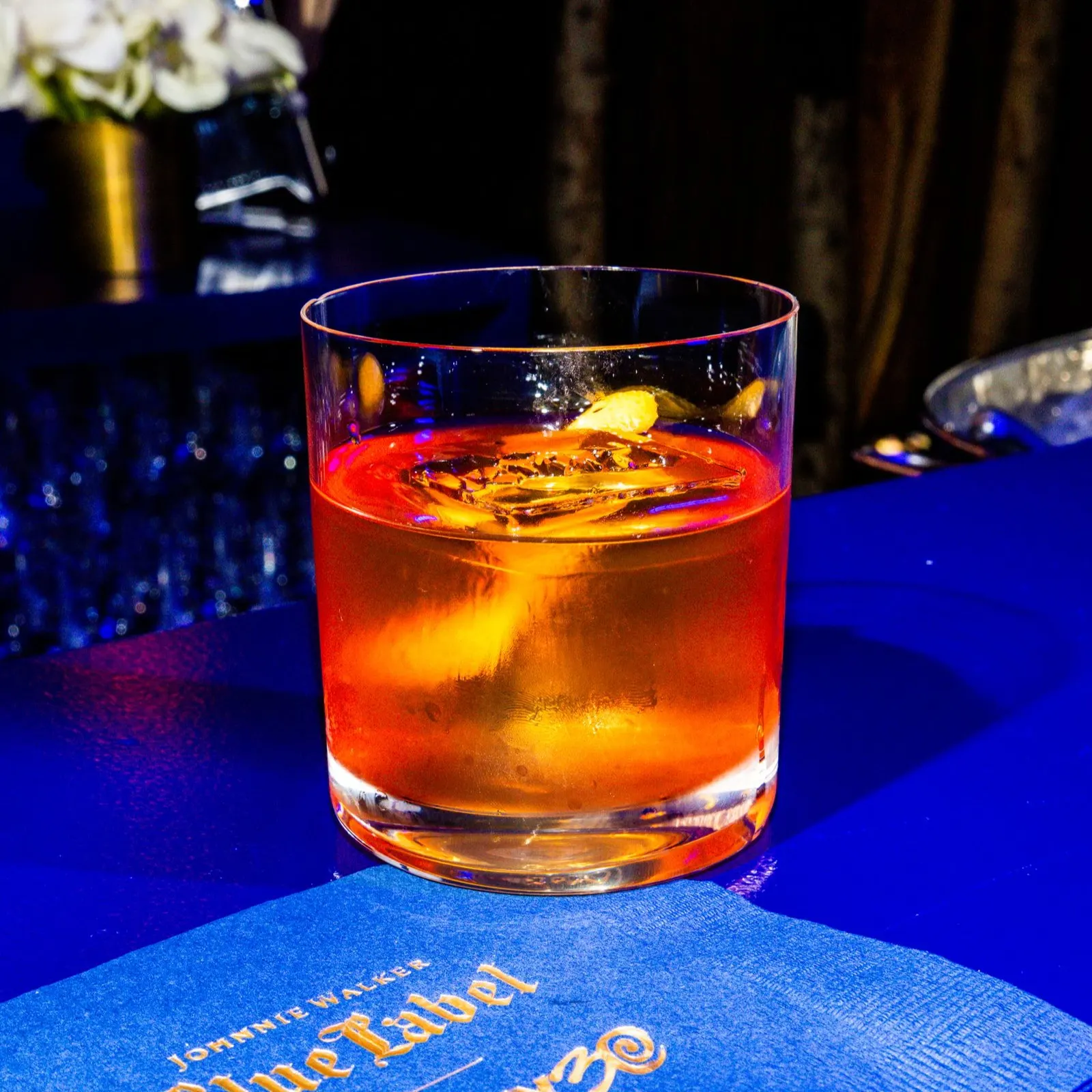Midnight Blue Old Fashioned