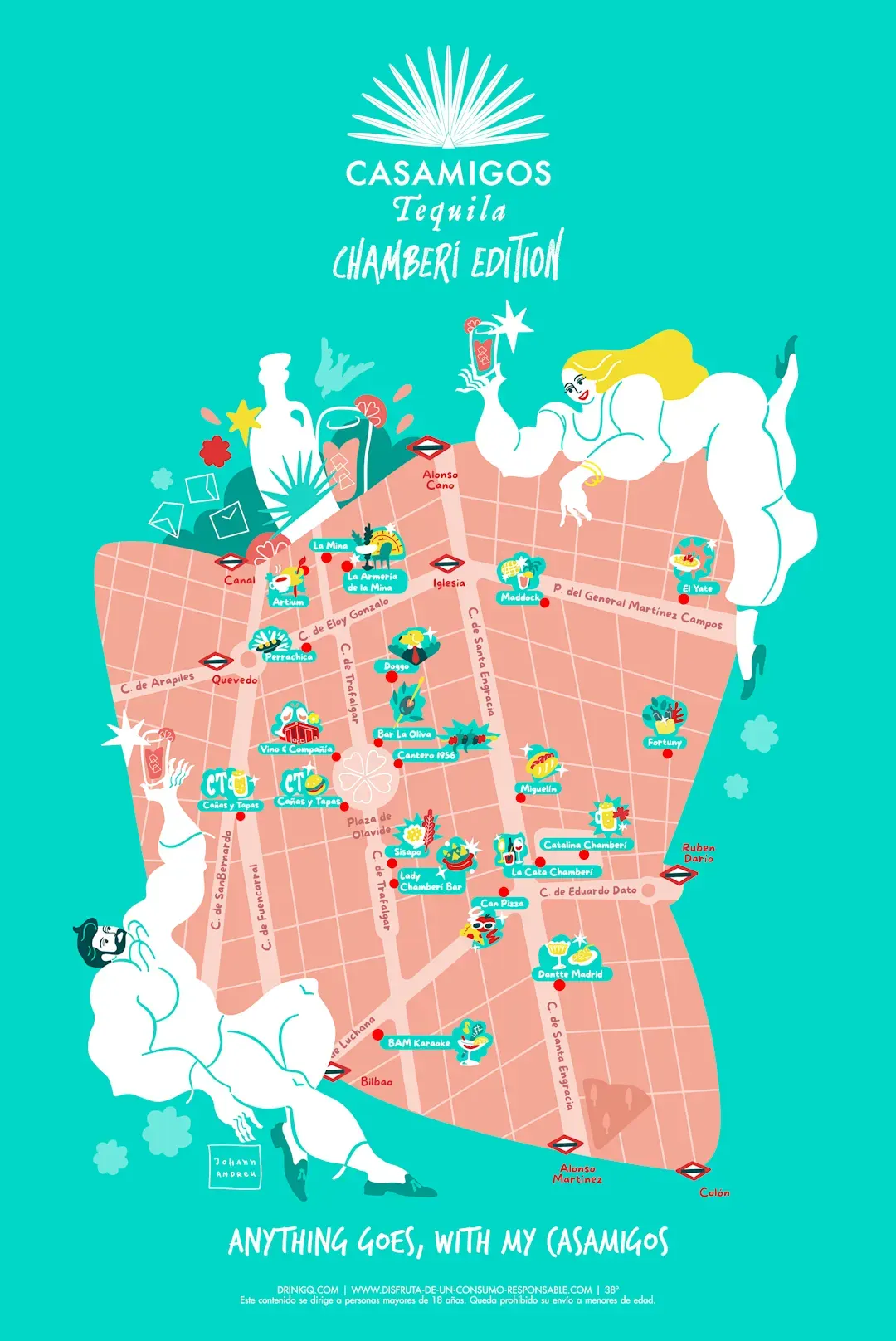Casamigos Blanco locales Chamberi