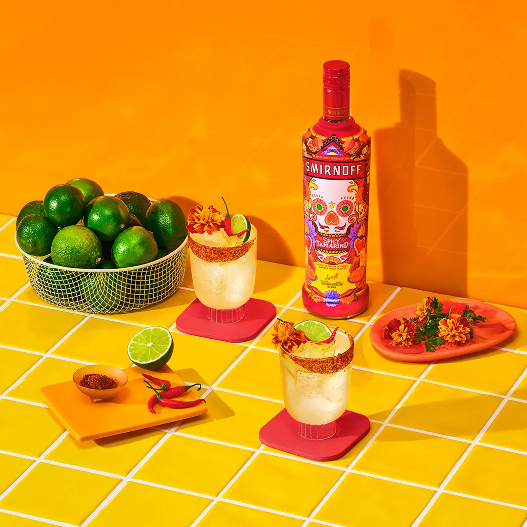 Smirnoff tamarindo 700ml spicy vodka cocktails