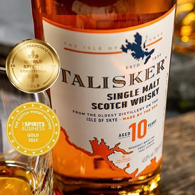 Talisker 10 Años Whisky Escocés De Malta 70cl