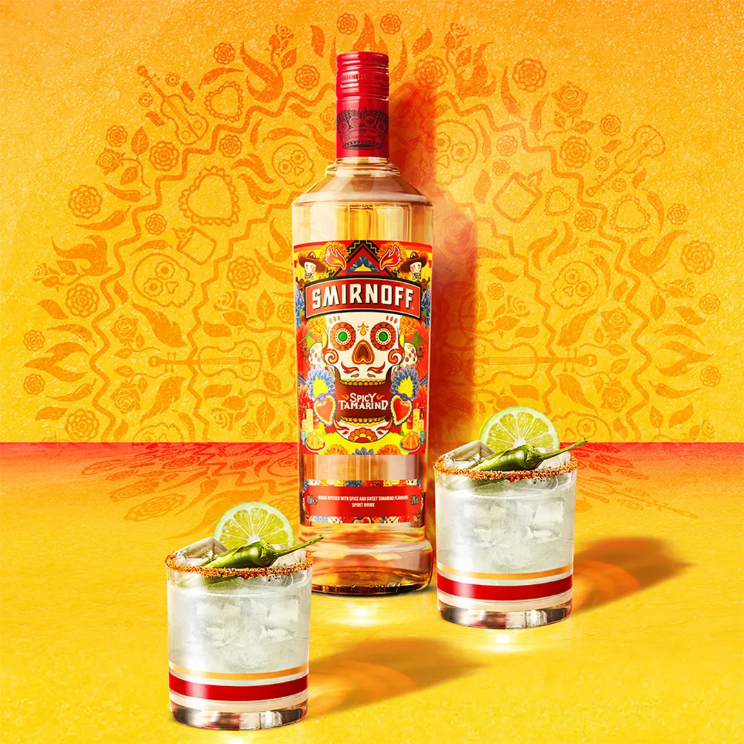 Smirnoff tamarindo 700ml spicy vodka shots