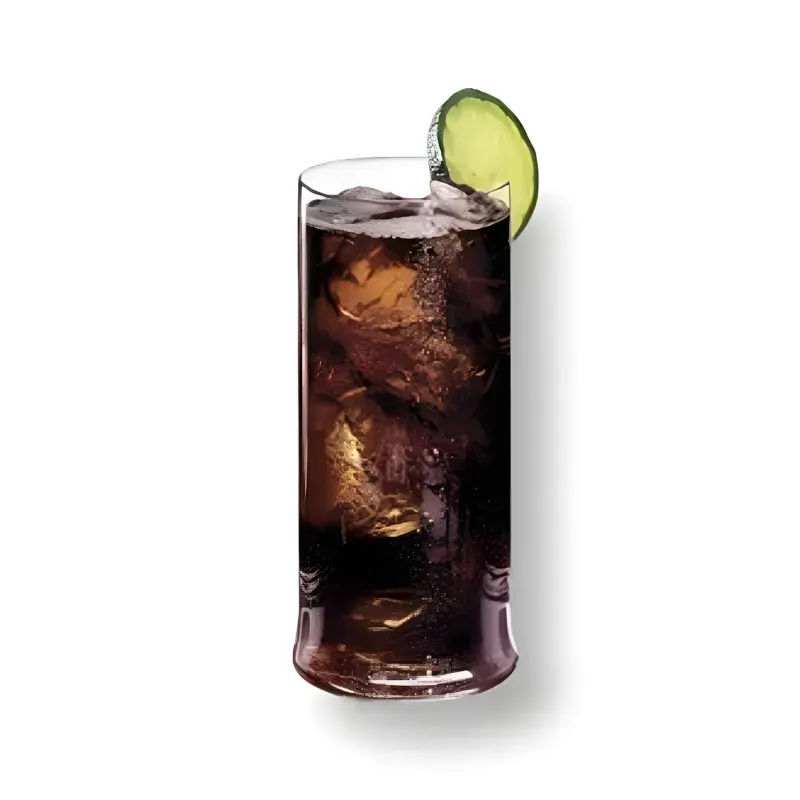 Receta cóctel Black & White & Cola