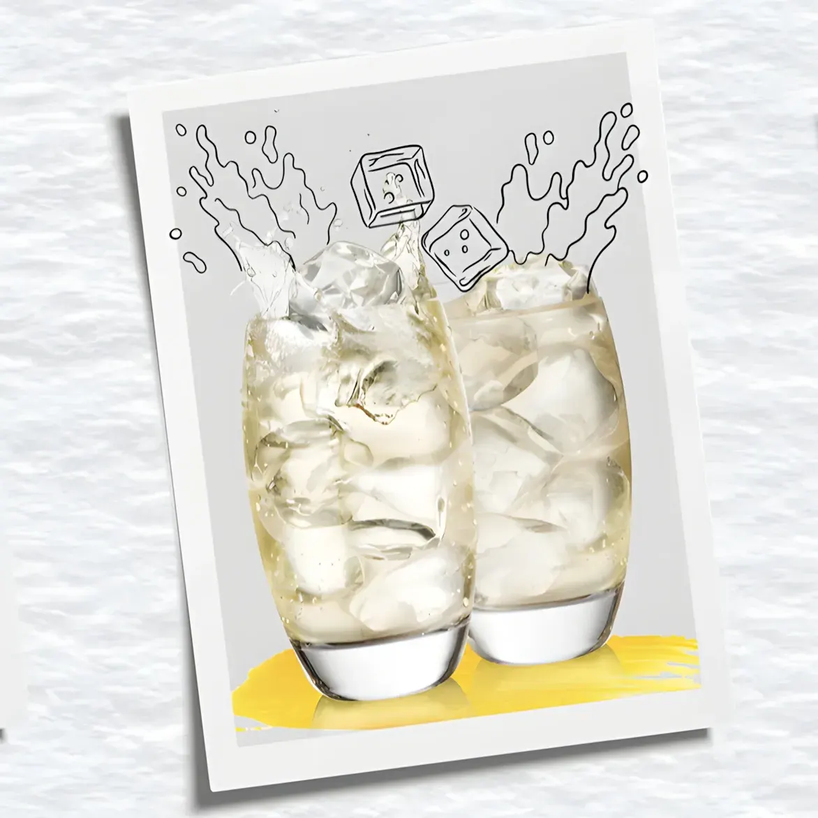 Whisky con agua de coco - Black & White Coco