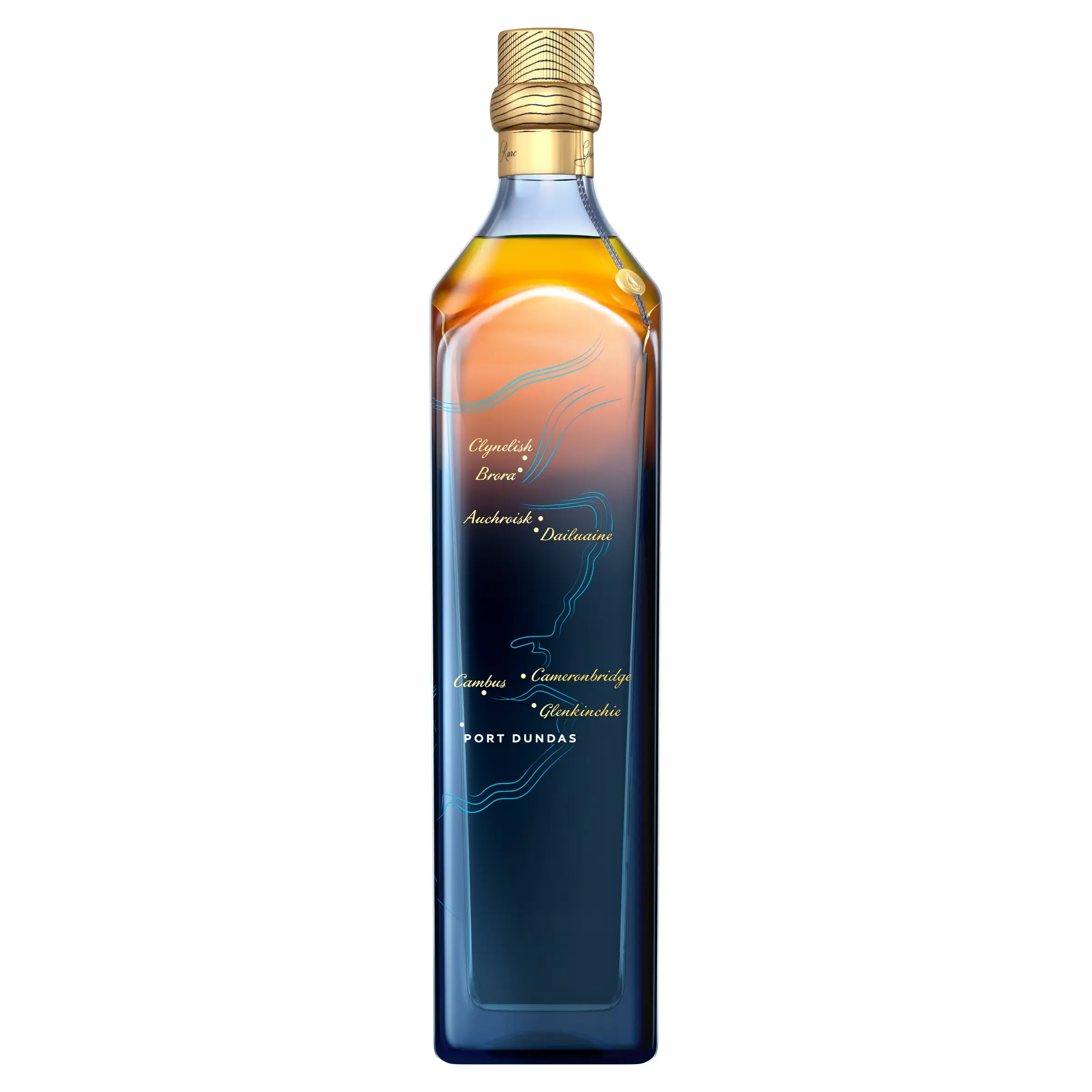 Johnnie Walker Blue Label Ghost & Rare Port Dundas whisky escocés de mezcla 70cl