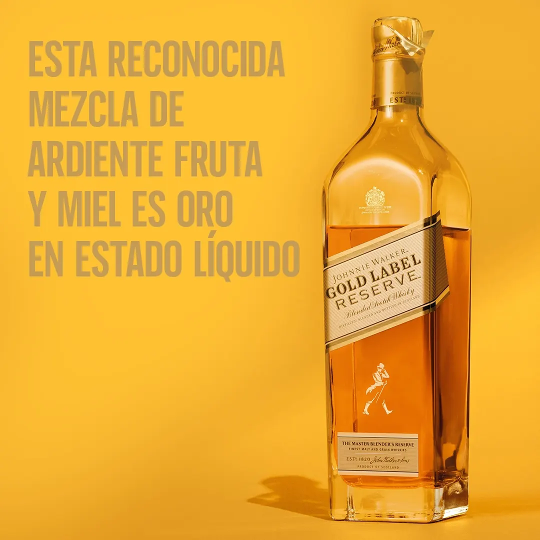 Whisky Johnnie Walker Gold Label Reserve Botella 