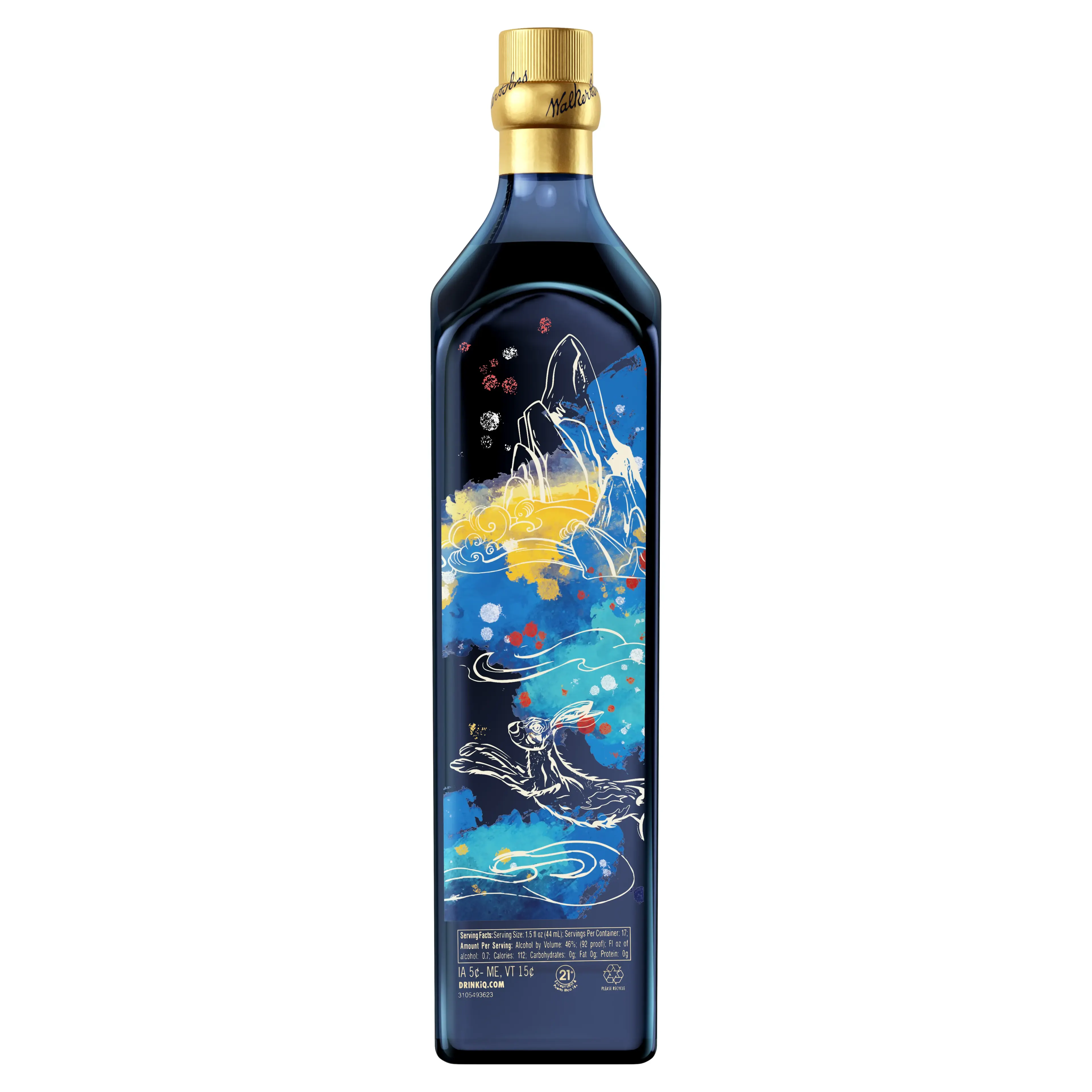 Johnnie Walker Blue Label Año Nuevo Chino Año del Conejo whisky escocés de mezcla 70cl