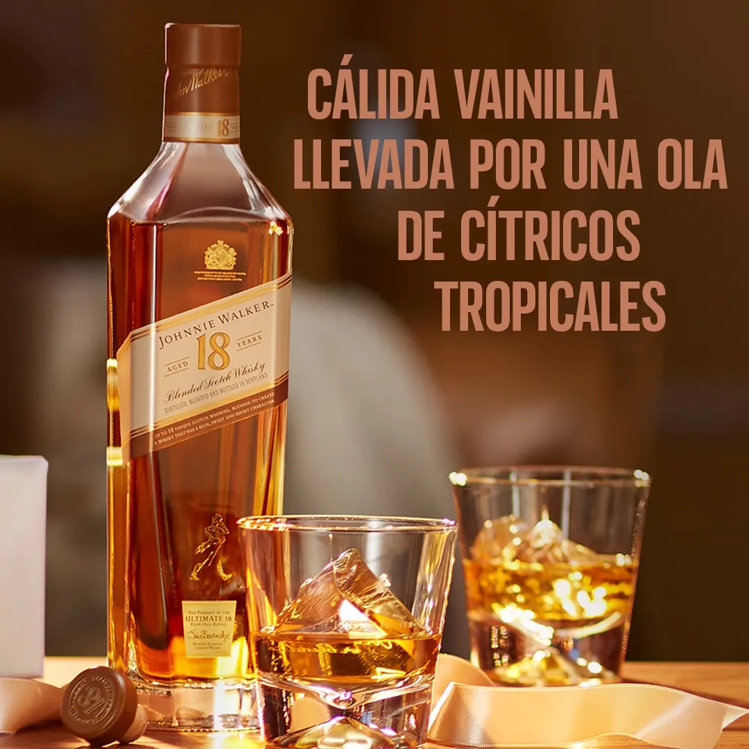 Whisky Johnnie Walker 18 Años Botella