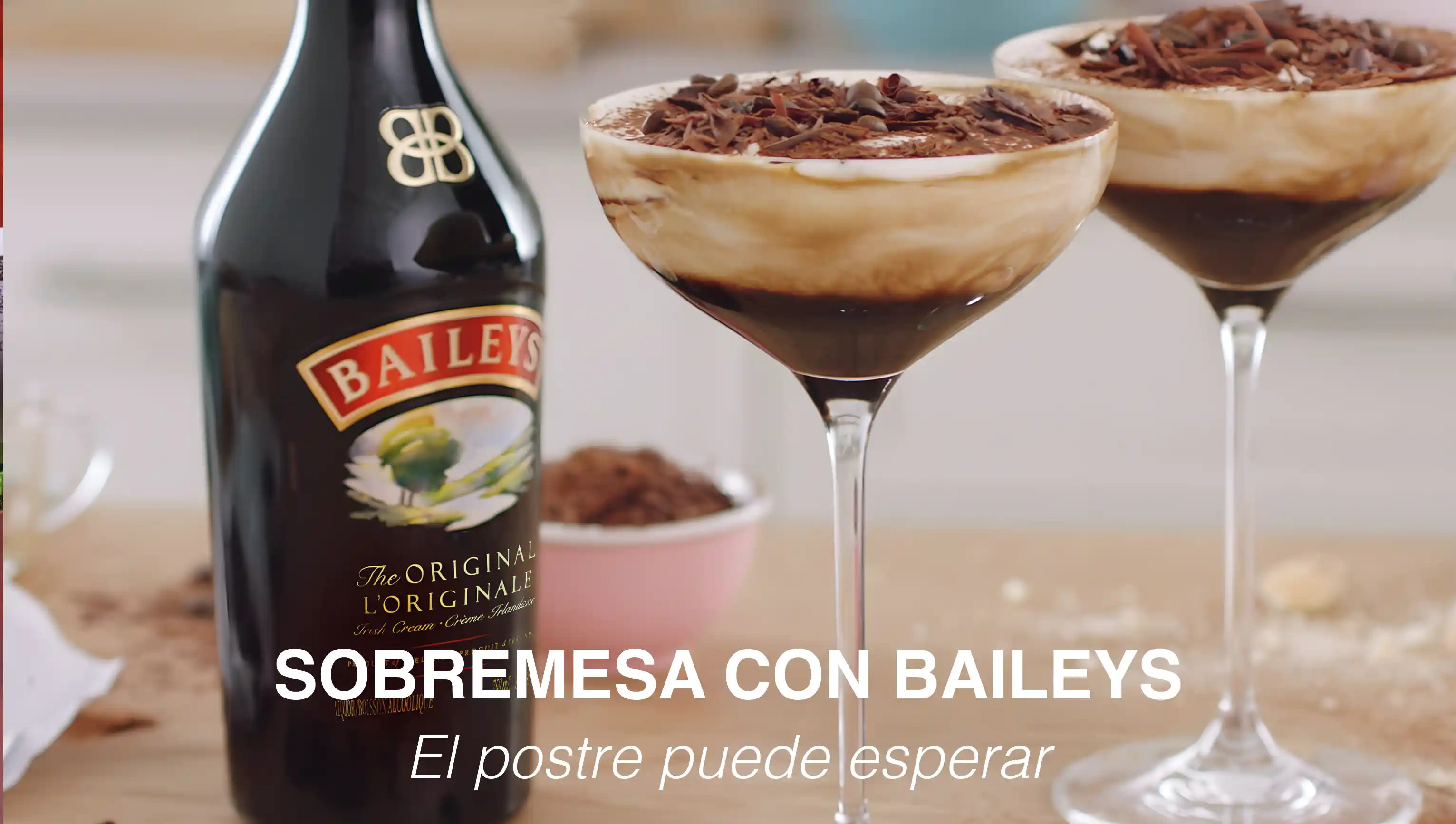 Hero carousel - slide - Baileys Sobremesa 