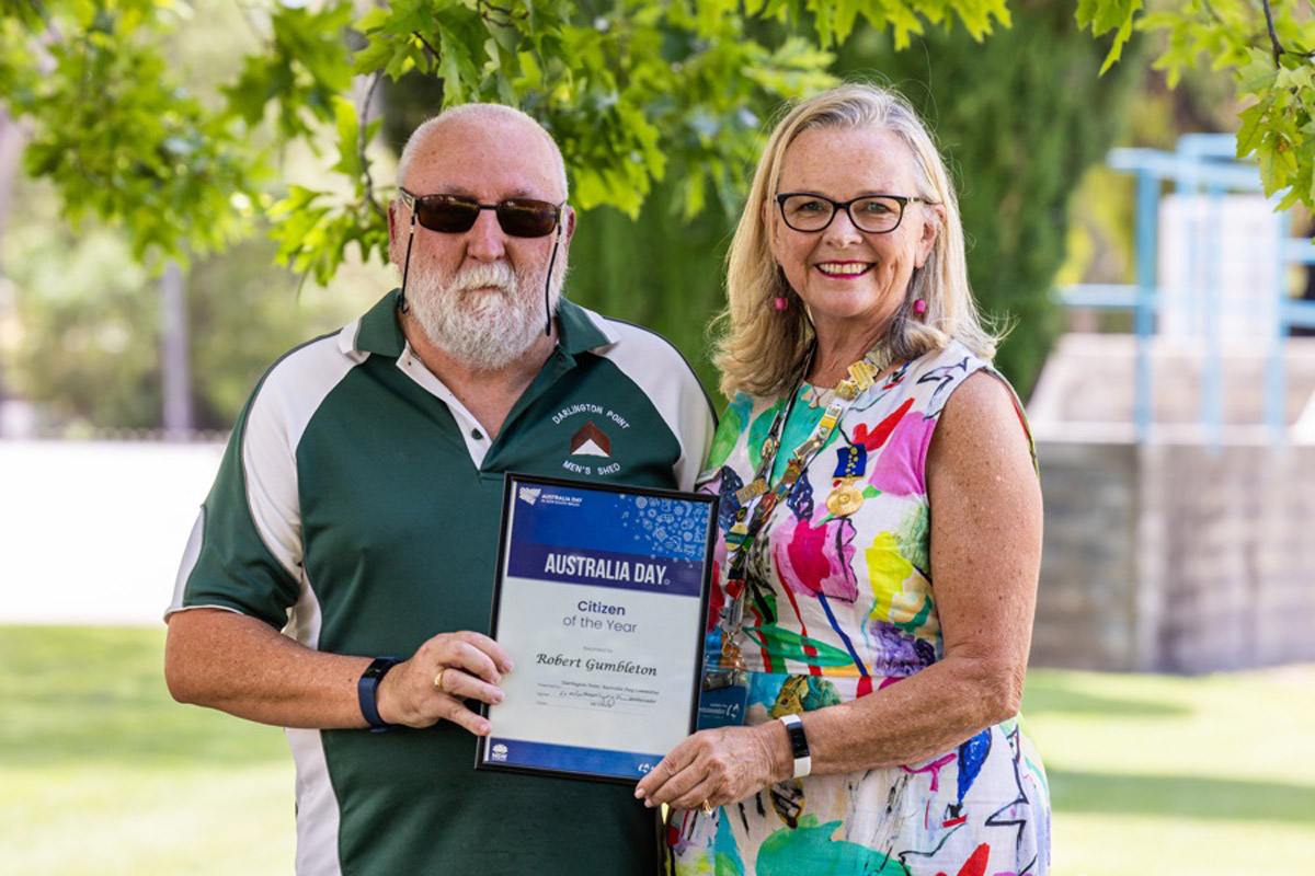 Aust-Day-2023-DPCit-of-Yr-Robert-Gumbleton-with-Ambassador-Lyndey-Milan-OAM