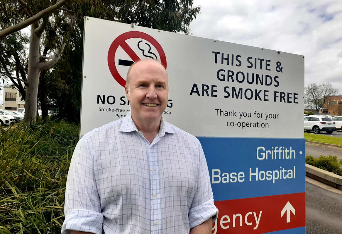 Welcome Dr Warren Hargreaves To Griffith Base Hospital 