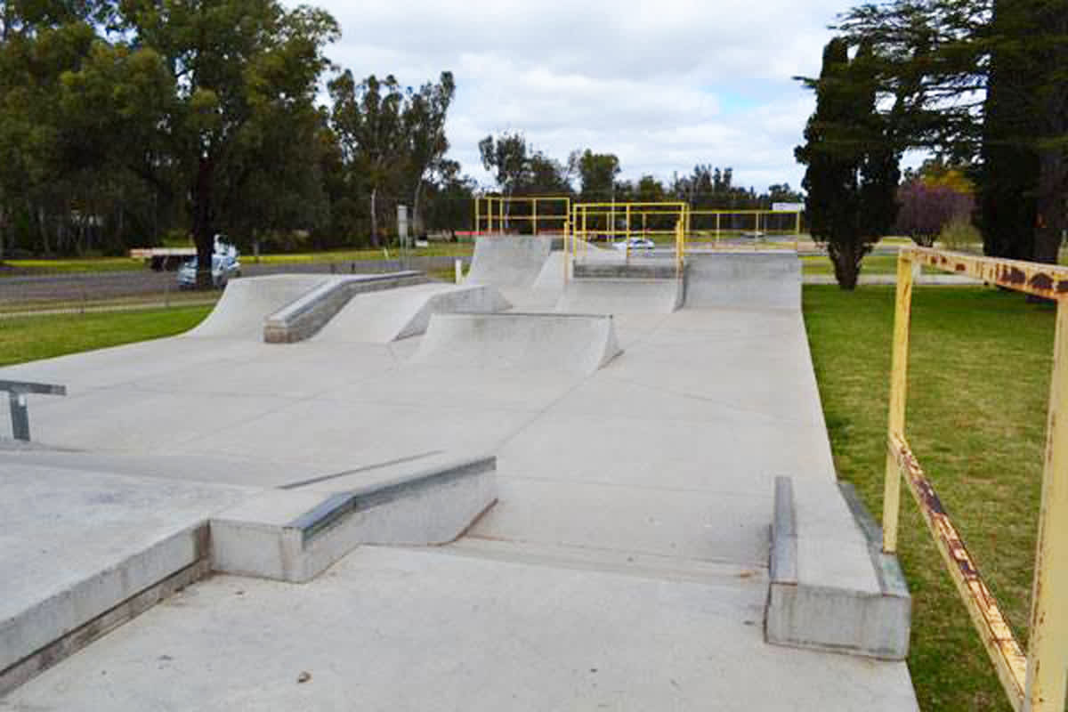 Darlington Point Skate Park Expecting Mini Skate Bowl