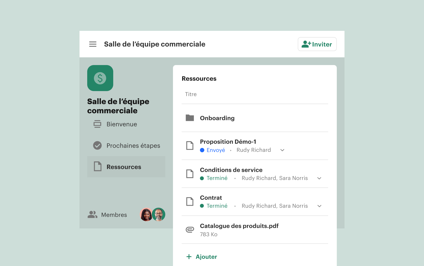 Image from Découvrez les salles, un espace collaboratif qui accélère et facilite les transactions - 3wL7PgjrWco10B2XYfblOg