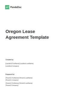 Oregon Residential Lease Agreement Template