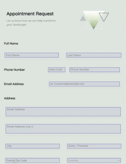 Appointment Request Form