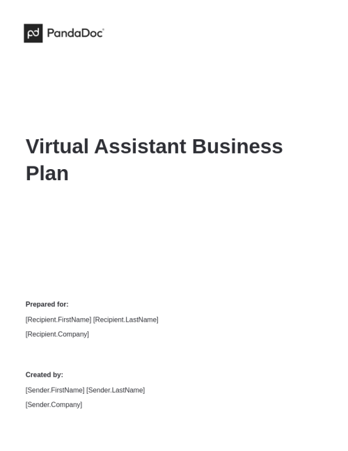 Virtual Assistant Business Plan