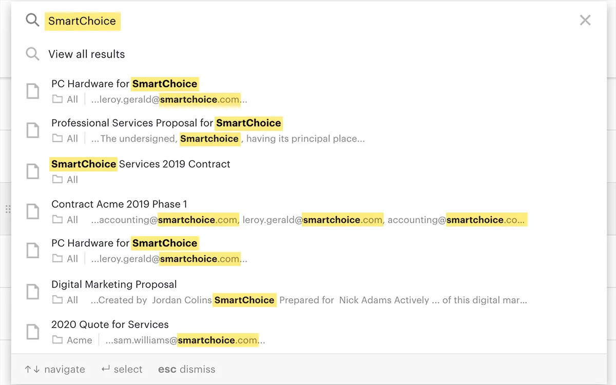 Featured: Find documents in seconds using Full-Text Search