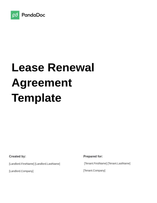 Lease Renewal Agreement