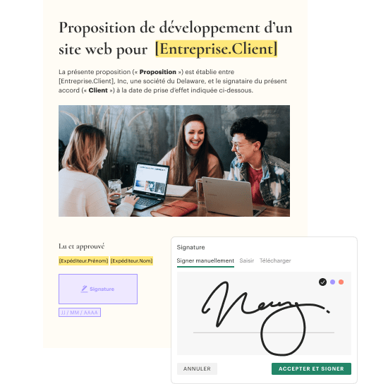 Signature électronique gratuite