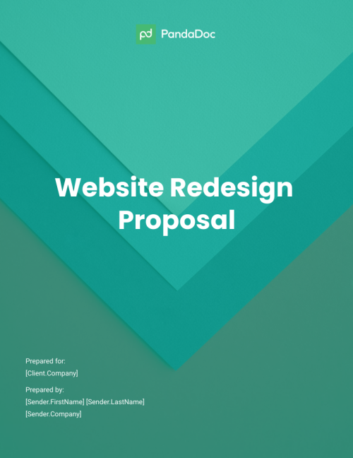Website Redesign Proposal Template