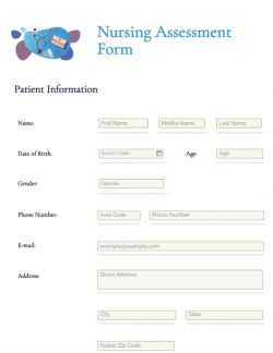 Nursing Assessment Form