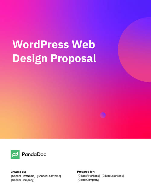 WordPress Web Design Proposal Template