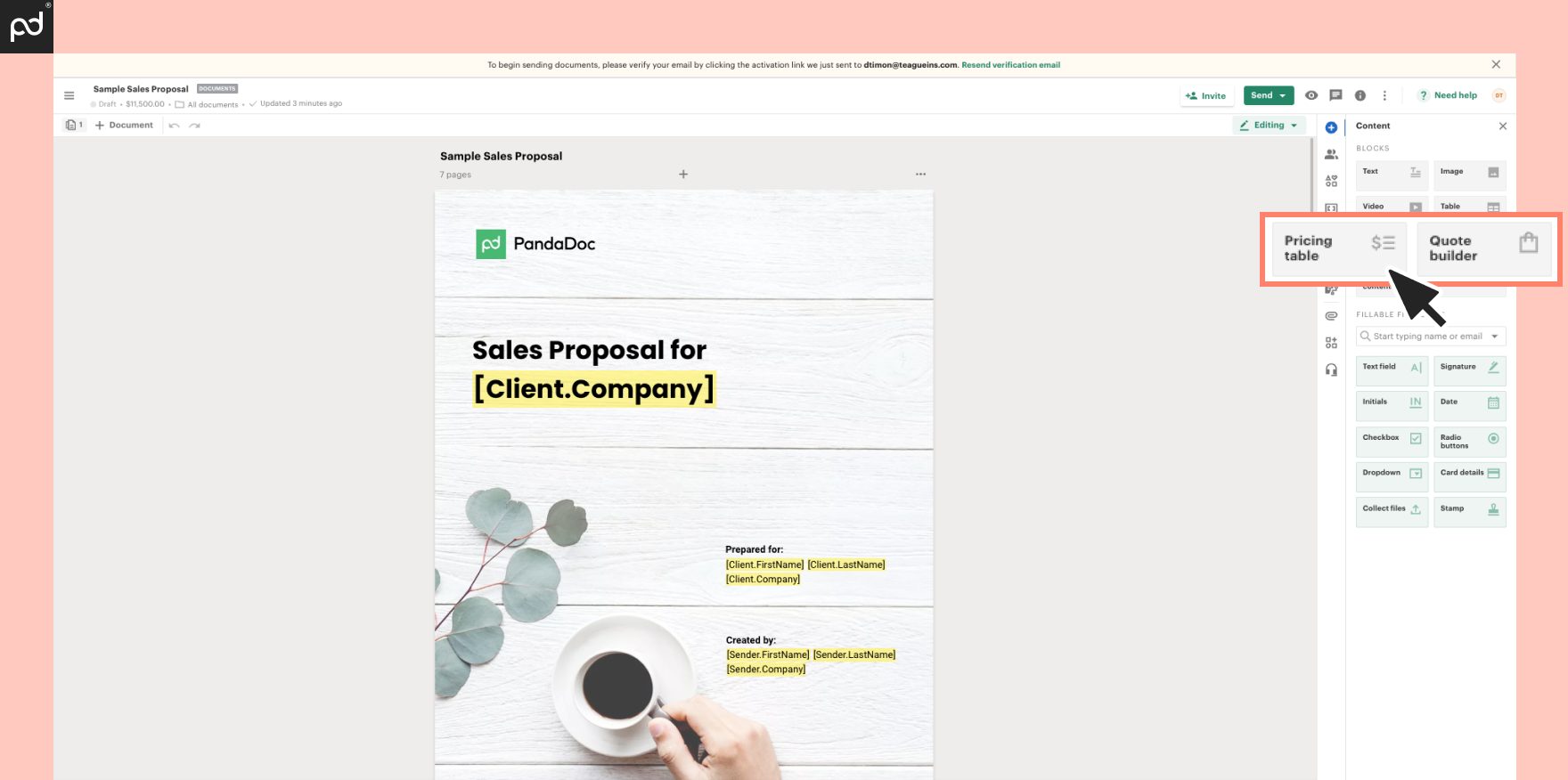 Image from PandaDoc free trial: Features, tips, & FAQs