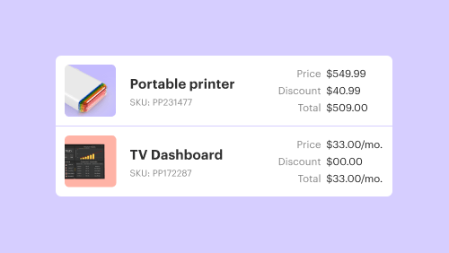 Product Catalog