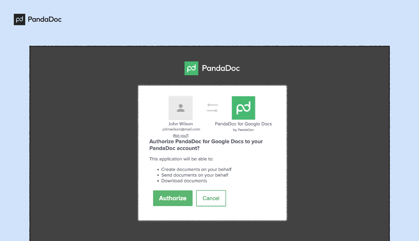 insert your own signature into the document