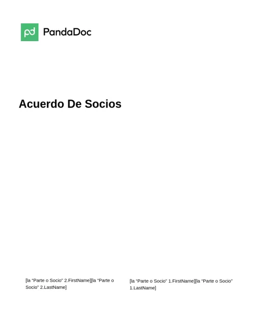 Pacto de socios