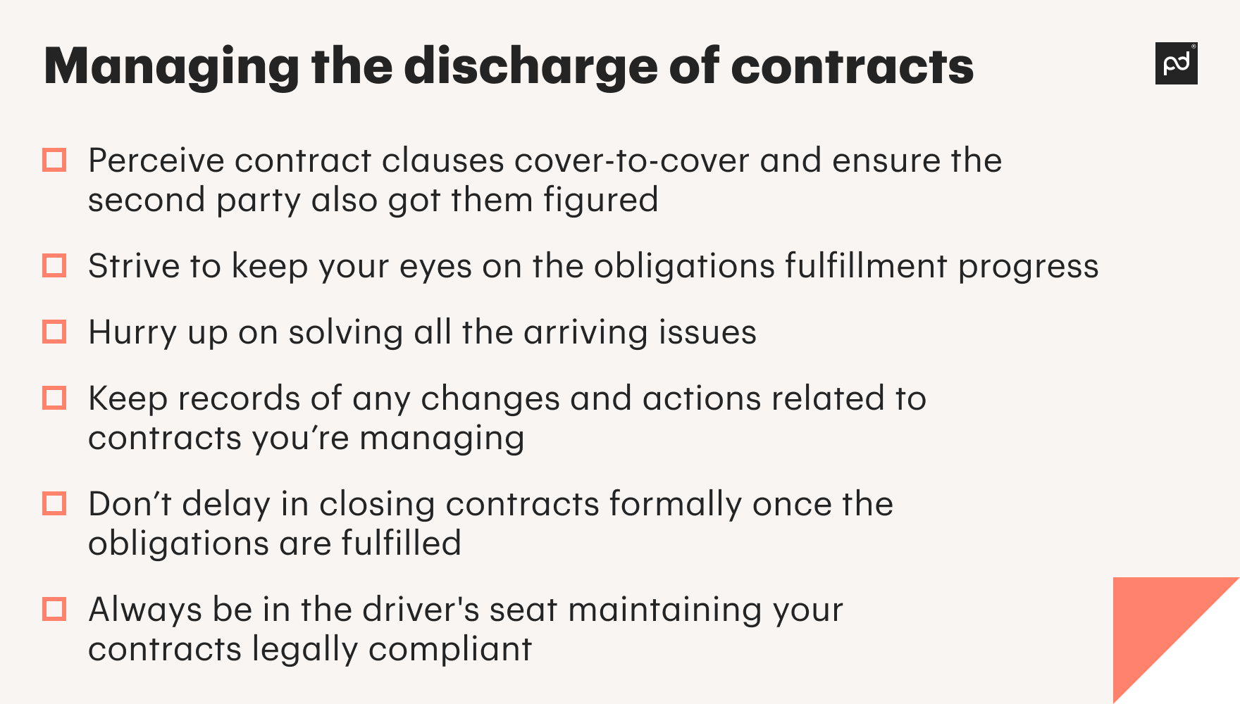Managing contracts