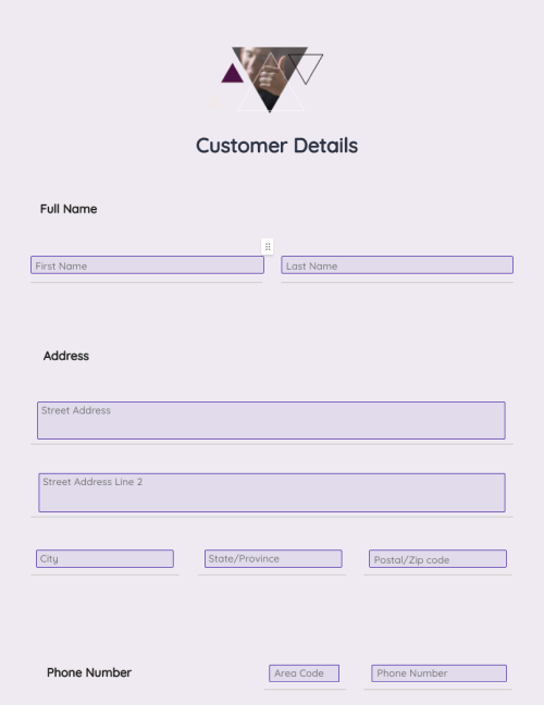 New Customer Registration Form