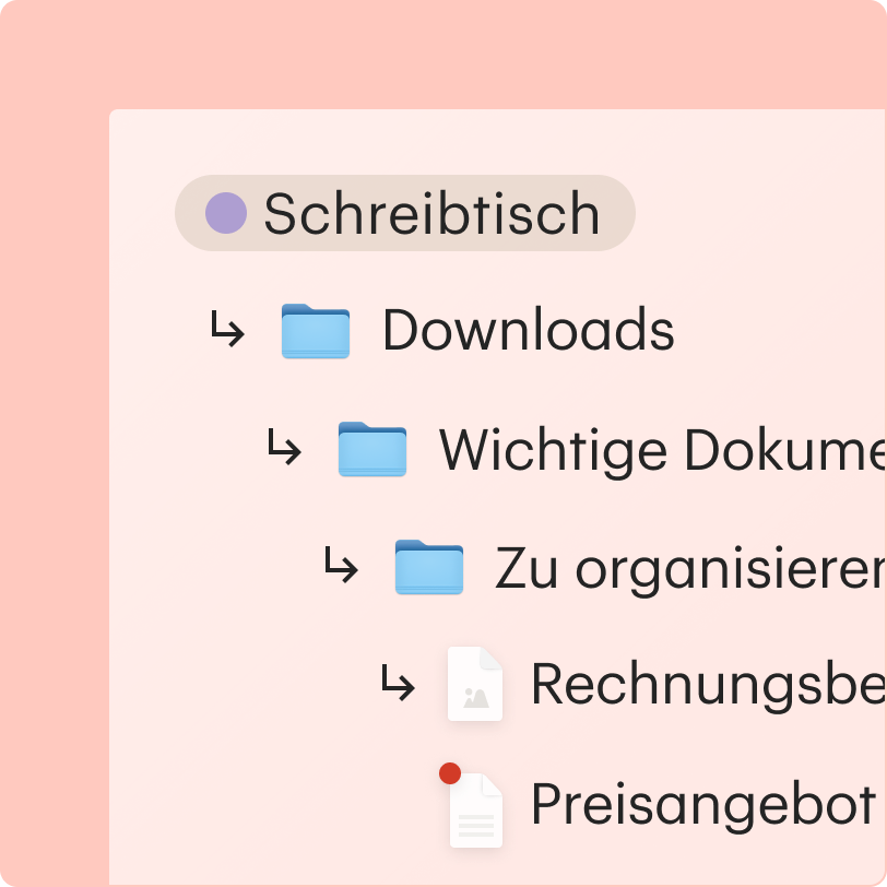 Scattered folders